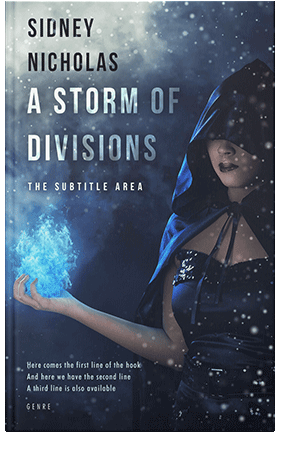 Pre Made Book Cover Ebony Clay