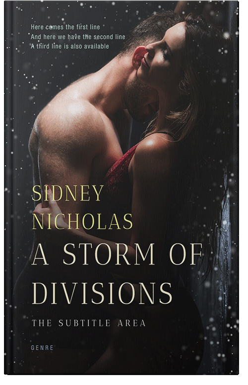 Front view of Premade Erotica Book Cover - Cod Gray