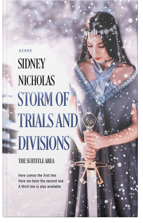 Front view of Premade Fantasy Book Cover - Lola