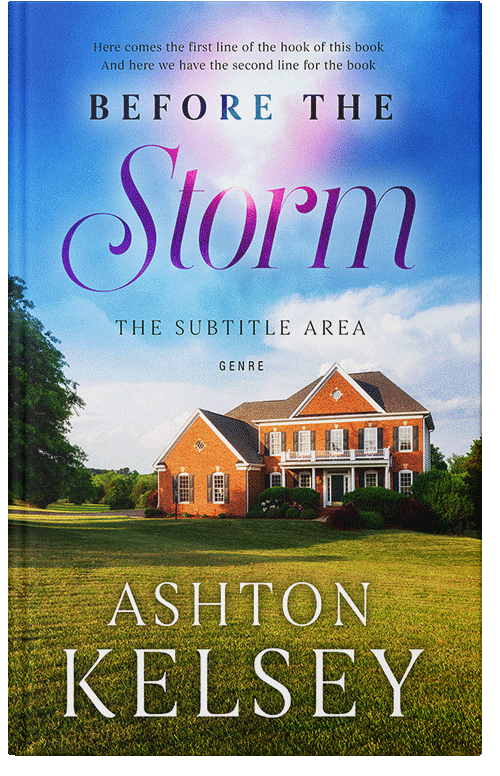 Front view of Premade Literary Fiction Book Cover - Spindle