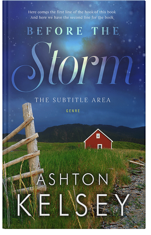 Front view of Premade Literary Fiction Book Cover - San Juan