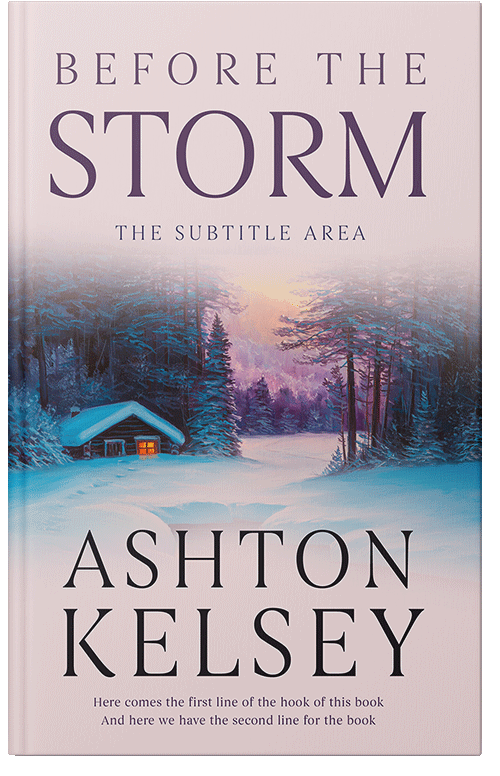 Front view of Premade Fantasy Book Cover - Oxford Blue