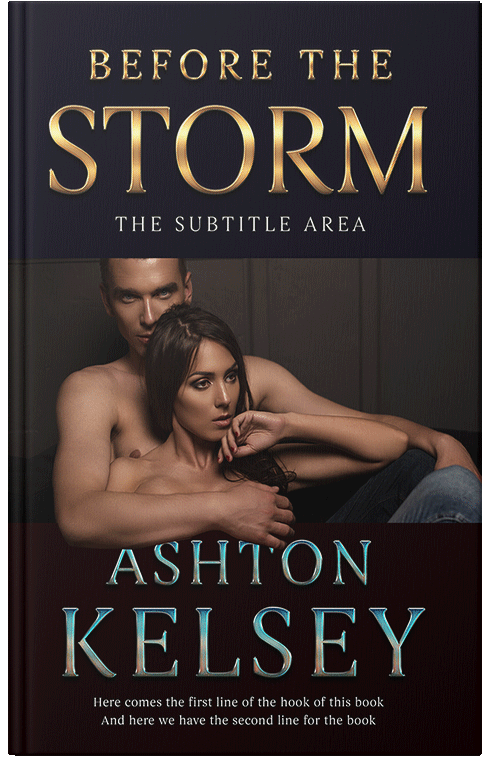 Front view of Premade Erotica Book Cover - Teak