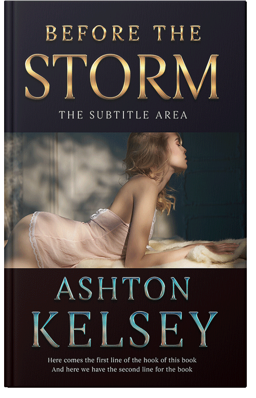 Front view of Premade Erotica Book Cover - Indian Khaki