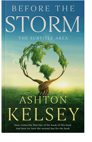 Pre Made Book Cover Beryl Green