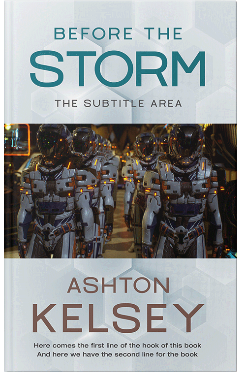 Front view of Premade Science Fiction Book Cover - Geyser