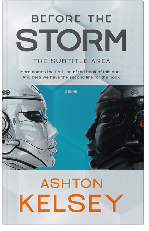 Front view of Premade Science Fiction Book Cover - Eden