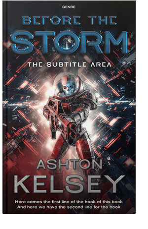 Pre Made Book Cover Clam Shell