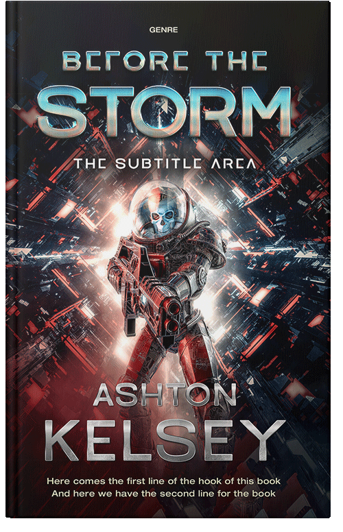 Front view of Premade Apocalyptica Book Cover - Clam Shell