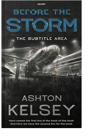 Pre Made Book Cover Mist Gray