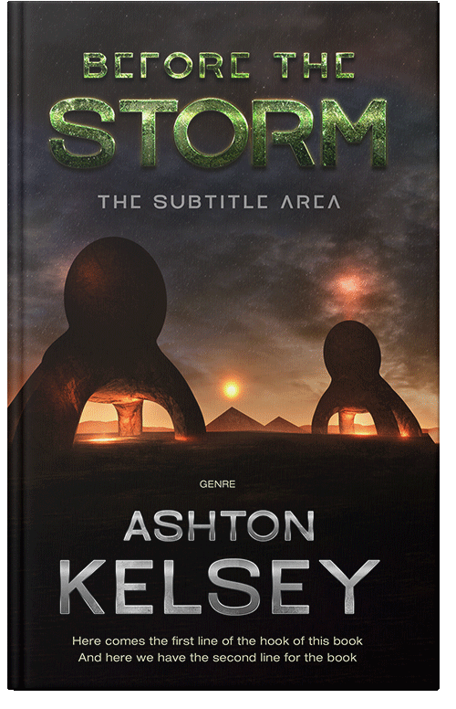 Front view of Premade Science Fiction Book Cover - Zeus