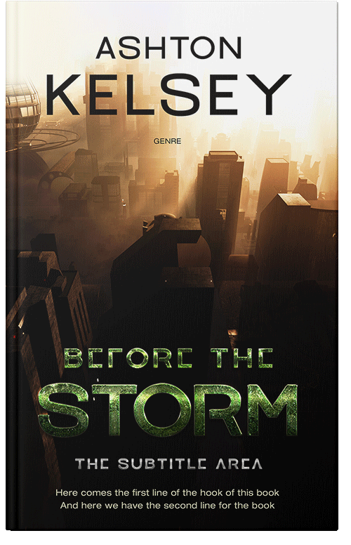 Front view of Premade Apocalyptica Book Cover - Eternity