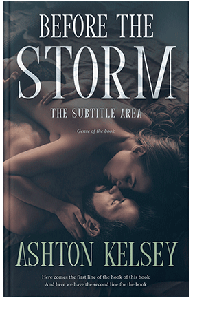 Pre Made Book Cover Ebony Clay