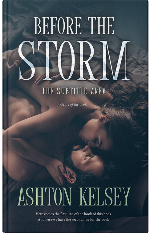 Front view of Premade Erotica Book Cover - Ebony Clay