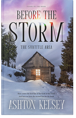 Premade Book Cover Gray Suit