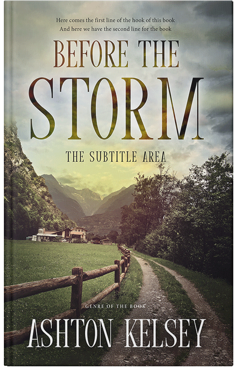 Front view of Premade Literary Fiction Book Cover - Eagle