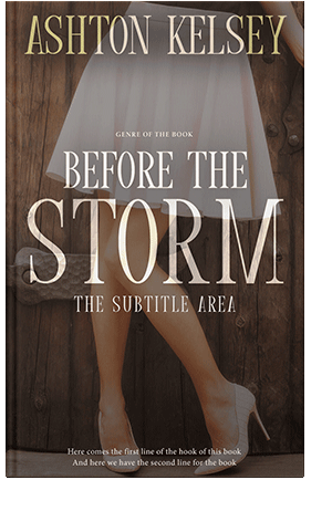 Pre Made Book Cover English Walnut