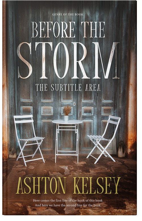 Front view of Premade Romance Book Cover - Armadillo