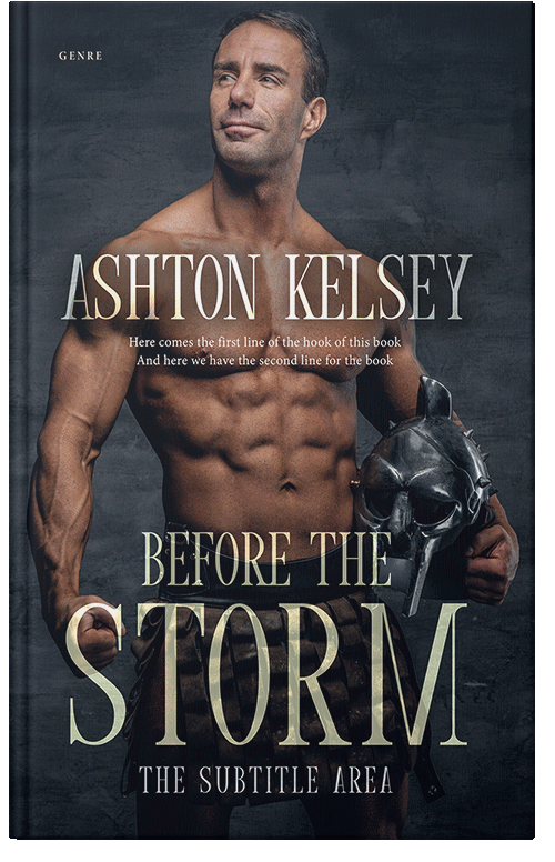 Front view of Premade Action & Adventure Book Cover - Baltic Sea