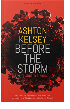 Pre Made Book Cover Graphite