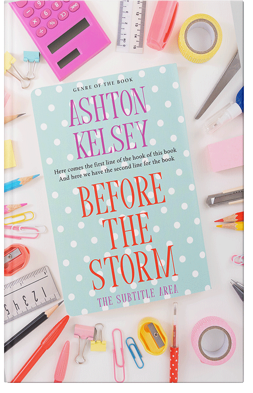 Front view of Premade Education Book Cover - Gray Nurse