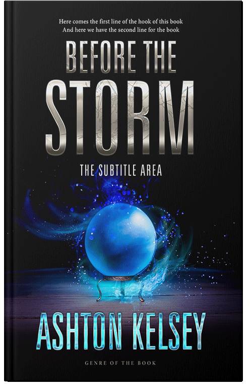 Front view of Premade Fantasy Book Cover - Submarine