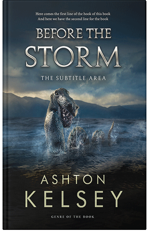 Premade Book Cover Ebony Clay