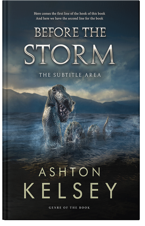 Front view of Premade Fantasy Book Cover - Ebony Clay