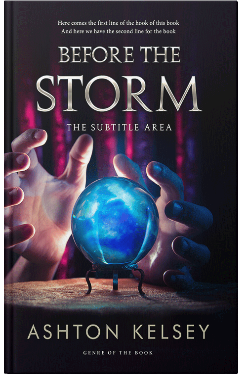 Front view of Premade Fantasy Book Cover - Quicksand