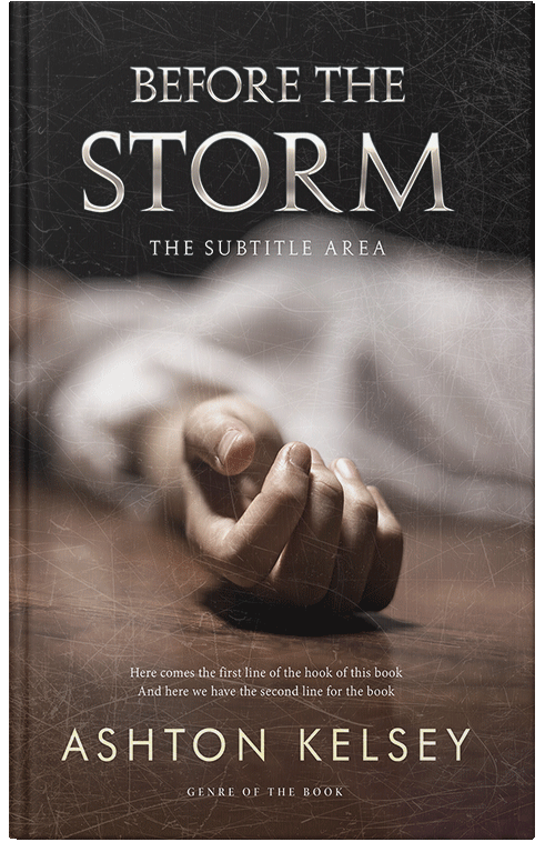 Front view of Premade Mystery & Thriller & Suspense Book Cover - Cocoa Brown