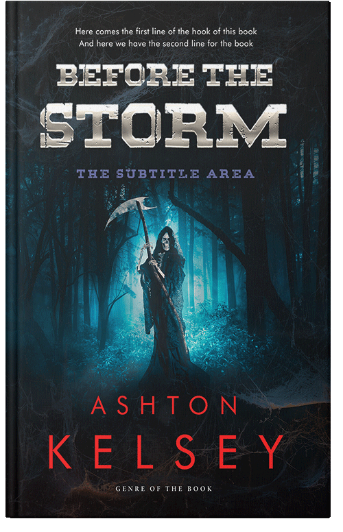 Front view of Premade Fantasy Book Cover - Aztec