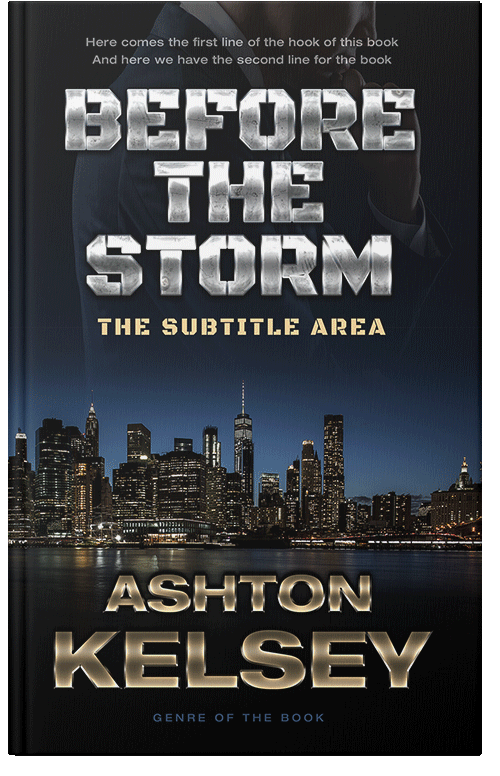 Front view of Premade Mystery & Thriller & Suspense Book Cover - Bunker