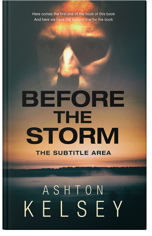 Front view of Premade Mystery & Thriller & Suspense Book Cover - Whiskey