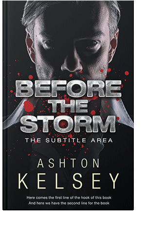 Pre Made Book Cover Martini