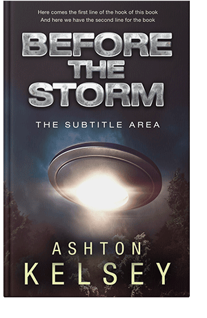 Pre Made Book Cover Thunder