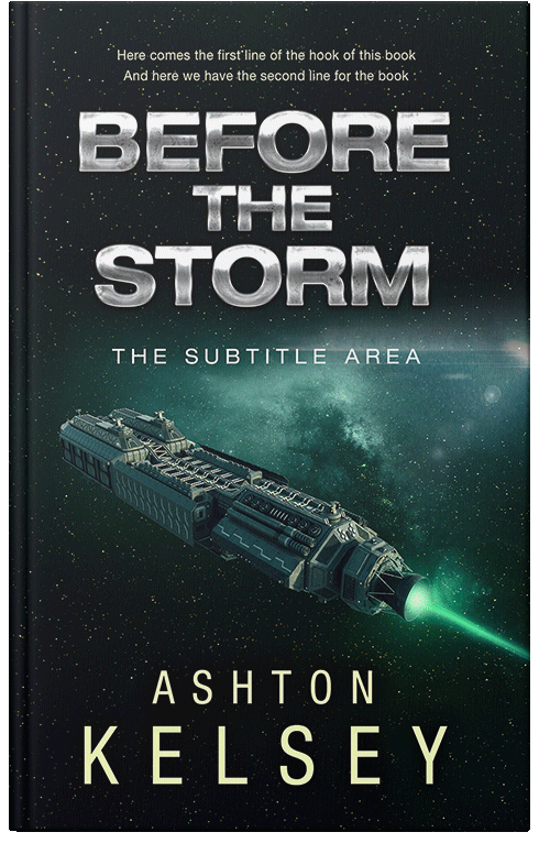 Front view of Premade Science Fiction Book Cover - Aztec