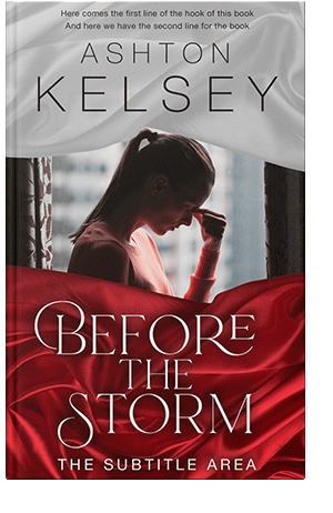 Pre Made Book Cover Silver