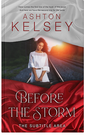 Premade Book Cover Silver