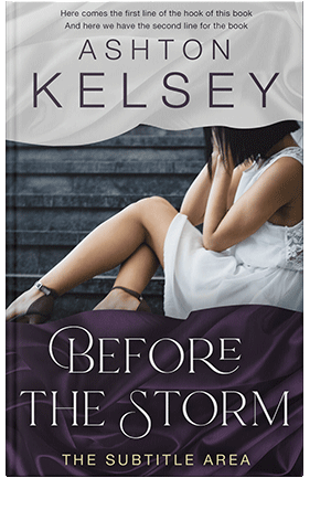 Pre Made Book Cover Blackcurrant