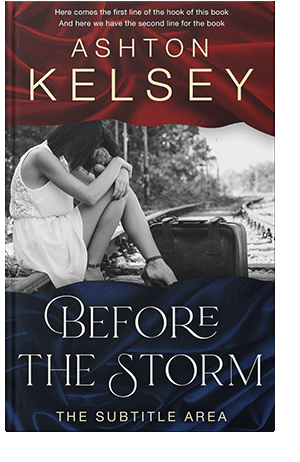 Pre Made Book Cover Quill Gray