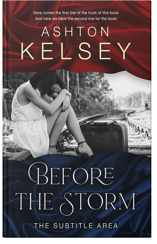 Front view of Premade Teen & Young Adult Book Cover - Quill Gray