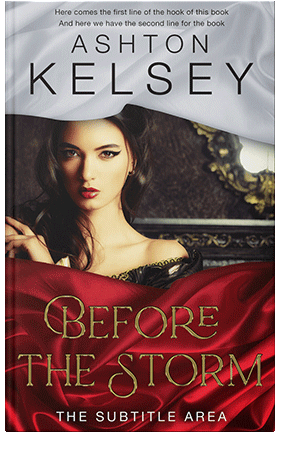 Pre Made Book Cover Persian Plum