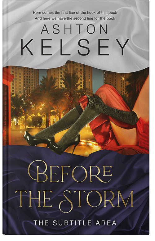 Front view of Premade Mystery & Thriller & Suspense Book Cover - Indian Khaki