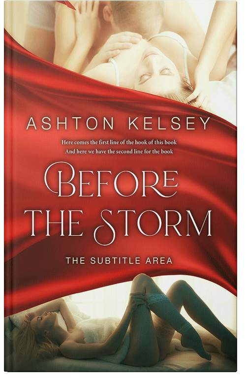 Front view of Premade Erotica Book Cover - Raffia