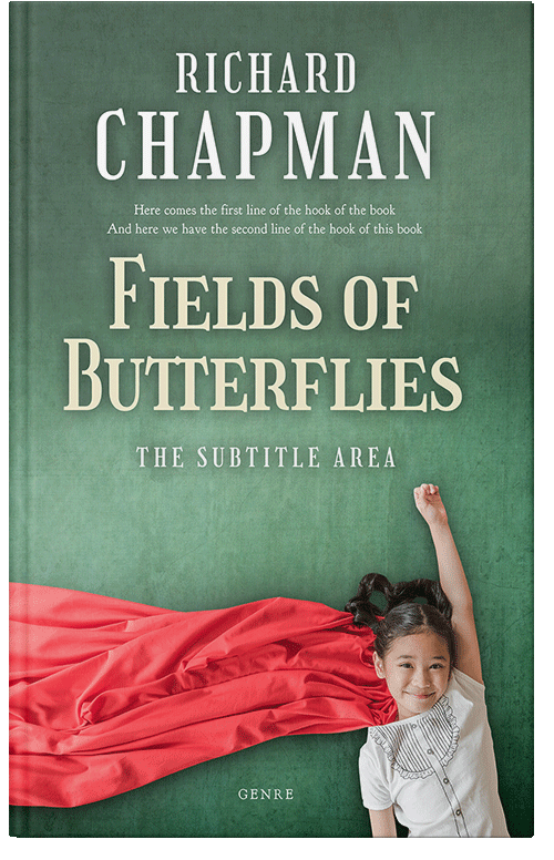 Front view of Premade Education Book Cover - Spring Leaves