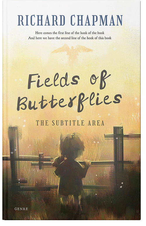 Front view of Premade Fantasy Book Cover - Chamois