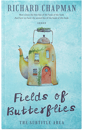 Pre Made Book Cover Powder Blue