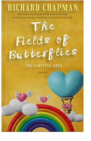 Pre Made Book Cover Golden Grass