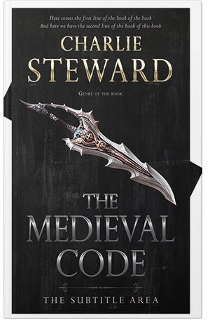 Premade Book Cover Cod Gray