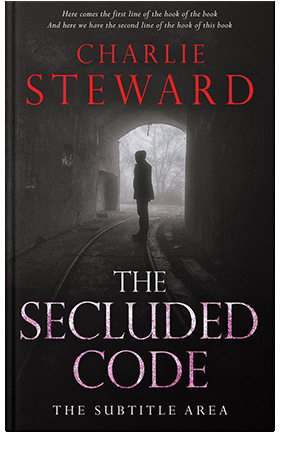 Pre Made Book Cover Cod Gray